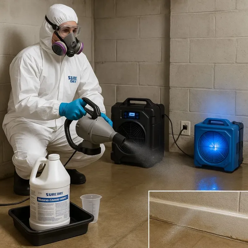Sanitization and Odor Removal process in Clinton, MA