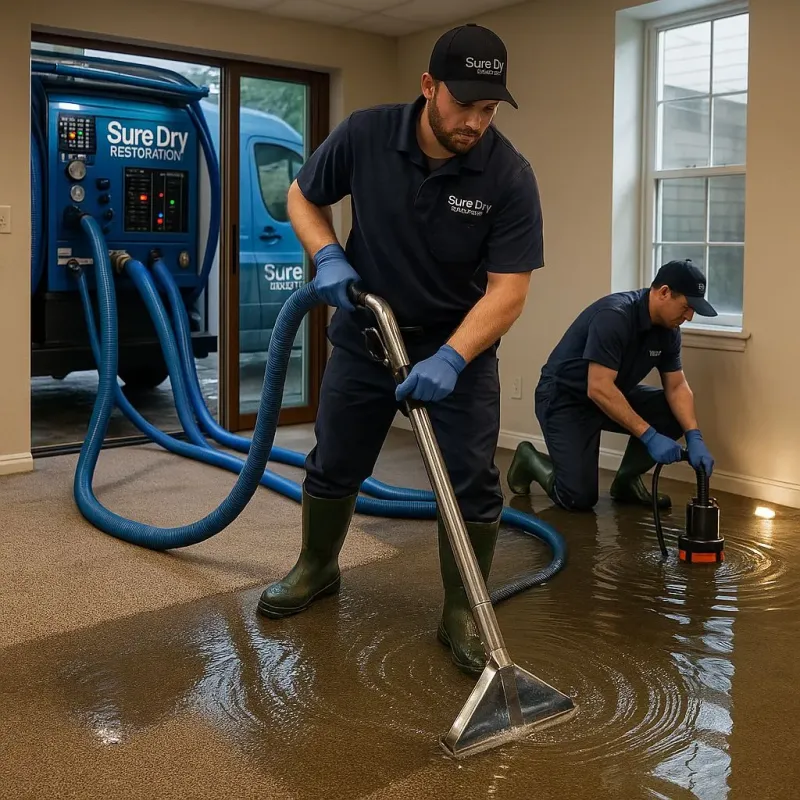 Water Extraction and Removal process in Clinton, MA
